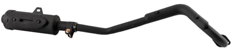 Pot d’échappement Moto Silencieux d'échappement 28 mm pour Moto SSR, pour Pit Bike, ATV, Quad, 110/125/140 cm³