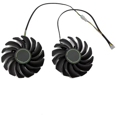 YUNHUOZ 2 Teile/los 87mm PLD09210S12HH Kühler Lüfter Für MSI für GeForce GTX 1660 Ti SUPER RTX 2060 2070 2080 für Ventus XS OC Kühlung Grafik Fan(A2-Fan)