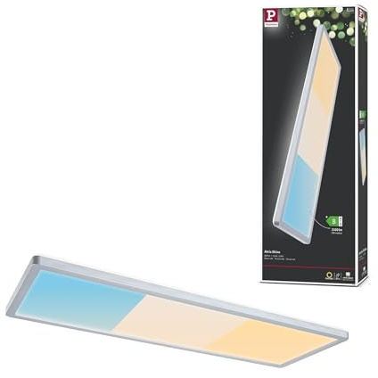 Paulmann LED Panel Atria Shine IP44 eckig 560x200 mm 15,2W 2030lm 3000-6500K Chrom matt 71312