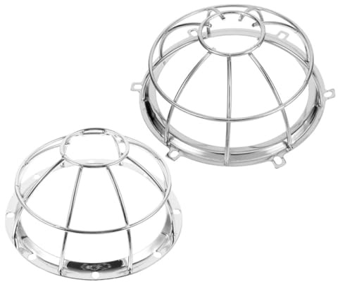 ELEOUTI 2 Stück Feuersprinkler Schutzkäfig aus Eisen mit Praktischem Design zur Sprinkler Abdeckung für Innenraumdekoration und Brandschutz