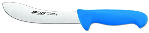 Arcos Desollmesser aus Nitrum Edelstahl mit 19 cm Klinge - Ergonomischer Griff aus Polypropylen, Ideal für das Abhäuten von Fleisch - Blau, Serie 2900