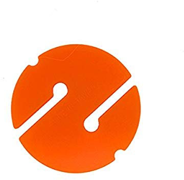 Scuba Choice Cave Diving Line Circle Marker 10-Piece Pack, Orange