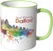 WANDKINGS® Tasse, Schriftzug Good Morning Dallas! mit Skyline - HELLGRÜN