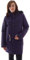 Protest Parka Damenjacke Widley 15 blau Kapuze Zip Fellimitat Taschen (M)