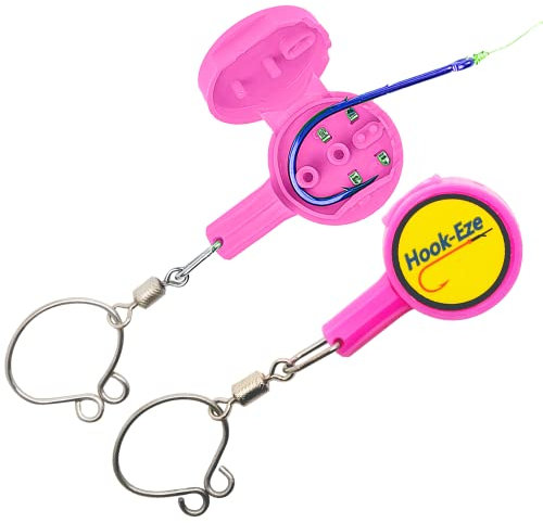 Pesca sicura con HOOK-EZE: Lega i nodi, taglia la lenza e copri gli ami - tutto con un unico strumento! Perfetto per la pesca alla carpa e su ghiaccio. Facile da fissare alla canna da pesca e via!