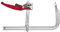 Fervi M007/250 acciaio morsetto a cricchetto, 250 x 120 mm