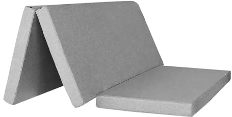 KFoam.es Klappbare viskoelastische Matratze für Renault Trafic, Opel Vivaro und Nissan Primastar (2002-2014) 155x190x8 cm Farbe Grau