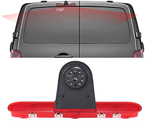 Auto Bremsleuchte Rückfahrkamera für Citroen Dispatch/Toyota Proace/Peugeot Expert Traveller Van 3 Transporter 2016 (Neuer Gegenstand: Winkel und Abstand einstellbar)