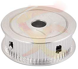 ZHaonan-zahnriemenscheibe, 60 Zähne GT2 Aluminium-Zahnriemenscheibe, Bohrung 8mm 6,35 mm, Breite 10mm, GT2-Zahnriemen Kleines Spiel 2gt Gürtel 60T 60Teth, Genaue Größe
