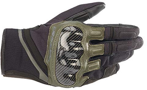 Alpinestars Chrome Sporthandschuh Kurz – Carbon-Look – Für Touchscreen