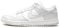 Nike Femme Dunk Low Sneaker, White Photon Dust White, 40.5 EU