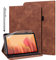 GLANDOTU Coque pour Tablette Lenovo Tab M10 HD (2ème Génération) 10.1 (TB-X306X/X306F)/Smart Tab M10 HD (2e Gen), Protection Multi-Angle Étui Cuir PU Housse (Marron)