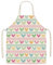 Eyands Kinder Erwachsene Schürze zum Kochen Backen - Niedliches Muster Leinen Küchenschürze Kochen Malen Gartenarbeit Schürze, Love