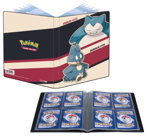 Ultra Pro UP - Snorlax & Munchlax 4-Pocket Portfolio for Pokémon