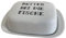 Geschenkbox Butterdose Butter bei die Fische 190x125x50mm Porzellan