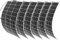 Panneau Solaire 600W 12V Panneau Solaire Souple 6 * 100w Panneaux Solaires Monocristallins, Toits, Caravanes, Bateaux, Panneaux Solaires Ensemble 600w