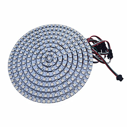 WS2812B 241Leds Pixel Ring Adressierbare geführte Module IC RGB farbenreiche runde geführte Kreis DC5V weiße Leiterplatte