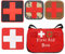 4 Stück Taktisch Medic Medic Patches Rotes Medizinischen Kreuz Bestickt Patch Aid Haken Dekorative Applique Patches für Rucksack Tasche Hut Kleidung Jacken Uniform PVC und Stickerei