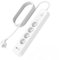 Belkin Regleta Enchufe USB con protección contra sobretensiones de 4 enchufes, Montaje en Pared, Cable de 2 m, luz de Estado, 1 Puerto USB-C PD de Carga rápida, 1 Puerto USB-A y Defensa de 525 Julios