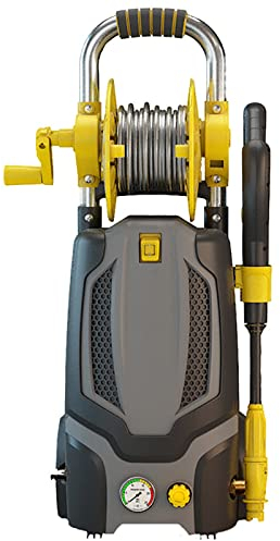 Nettoyeur Haute Pression, Nettoyeur à Jet électrique, avec Pression d'eau réglable, Lave-Auto Portable, avec buse Zoom pour Le Nettoyage des terrasses et des allées de Voiture