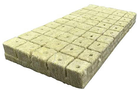 Steinwolle Anzuchtmatte | Rockwool Cube Steinwolle | Grow Anzucht Anzuchtmatte | Bodenlos Anbau Hydrokultur | Würfel Steinwolle Steinwollmatte | Steinwolle WüRfel Für Stecklinge SäMlingen, Blumen
