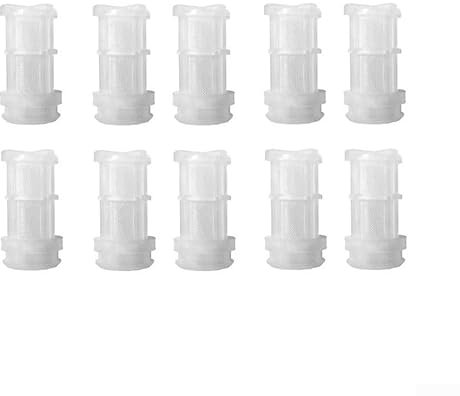 Auto-Wasserfilter, 2 transparente Filter für Kärcher K2 K7 Serie Hochdruckreiniger, maximaler Druck 175 PSI (10 Stück Filternetze)