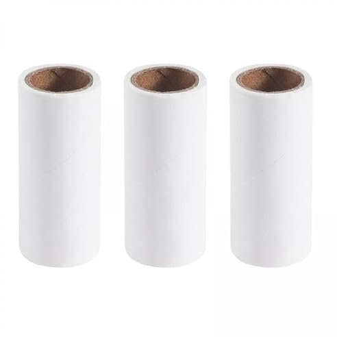 Gralara 6X Nachfüllbare Sticky Remover Bürsten Tierhaar Fusselbürste 3 Rollen für Auto Teppich Möbel Wäsche