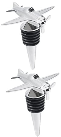Garneck 2st Weinkorken Flugzeug Weinstopper Verschlusskappe Für Weinstopfen Lustiger Weinverschluss Wein Dekorationen Für Weinverschlüsse Stecker Für Weinflaschen Metall