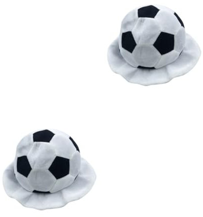 TINEASUR 2stücke Fußballhut Für Sportfans Lustige Kopfbedeckung Im Fußball-design Für Partys Fasching Und Veranstaltungen Unisex Bequem Und Leicht Geschenkidee Für Männer Und Frauen