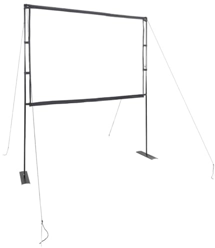 vidaXL Projektionsleinwand mit Ständern 84 Zoll 4:3