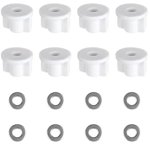 8 Stück Wc-sitz Rückenmutter Unterlegscheiben Set, Toilettendeckel Befestigung, Toilettendeckel Befestigung Ersatz, Befestigung für Toilettendeckel, Wc sitz Befestigung von Oben