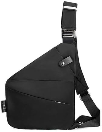 Gipfelfreund Anti Diebstahl Tasche, Diebstahlsichere Tasche, Crossbody Bag, Umhängetasche Damen, Damen-Schultertaschen, Brusttasche Herren, Sicherheitstasche Reise für Damen und Herren