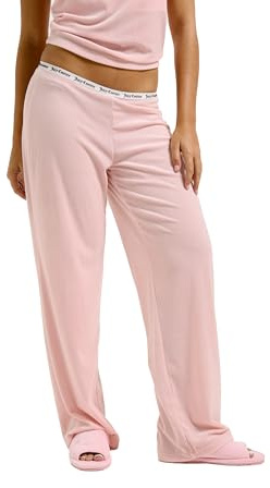 Juicy Couture Damen Vicky Flare Pants-Pyjama Unterteil Hose Schlafhose Schlafanzughose aus Velour Versch. Farben Pyjamaunterteil