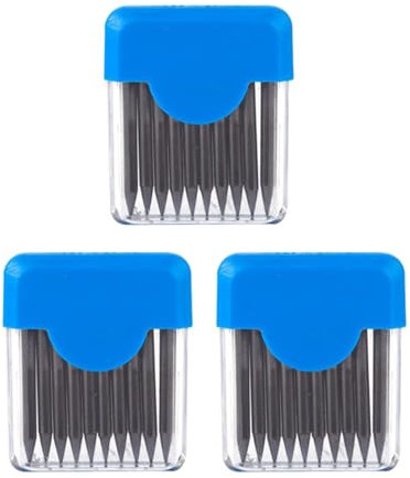 TPZORJX Zirkelersatzminen, 30 Stück Zirkelminen, 2 mm Durchmesser Zirkel Ersatzminen 10mm Lang Minen für Zirkelspitzer Mathematische Zeichnungserstellung Holzbearbeitungsmarker