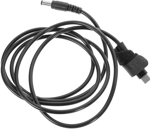 Beavorty USB C-zu Dc Adapterkabel 12 V aus PVC und Kupfer Schwarz | 5, 5x2, 1mm Anschluss, für Laptop Stromversorgung und Ladeumwandlung, Robust, Präzise Verarbeitet