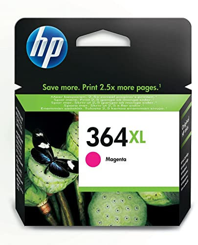 HP Ink Cartridge Magenta 364 X L 364 Ink Cartridges from 5 to 50 °C, 107 x 24 x 115 mm, 0.05 KG (0.11 lbs), 0.03 kg (0.0661 lbs), 107 x 24 x 115 mm