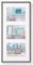 walther design Bilderrahmen stahl 3X 15x20 cm Galerie mit Passepartout, New Lifestyle Kunststoffrahmen KV320D