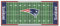 FANMATS - 7341 NFL New England Patriots Nylon Face Football Field Runner 76,2 x 182,9 cm