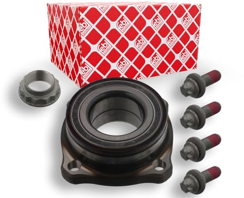 febi bilstein 36751 Wheel Bearing Kit with axle nut and fastening screws, pack of one