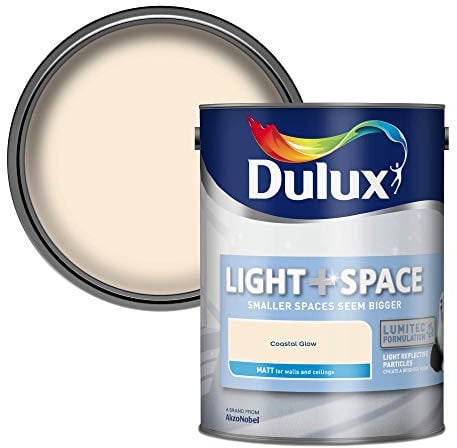 Dulux Light & Space Matt Emulsion Paint - Coastal Glow - 5L