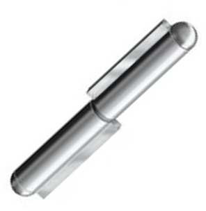 CERNIERA A SALDARE INOX AISI 304 PERNO FISSO - MM 80