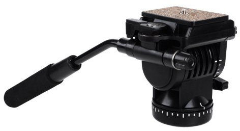 koolehaoda Professional YT-950 Lightweight Hydraulic Damping Tripod Head Fluid Video Ball Head With 2 Quick Release Plate For DSLR Camera