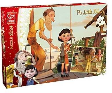 Hape 824702 The Little Prince E824702-Puzzle Entdeckung 24 teilig x 2, bunt