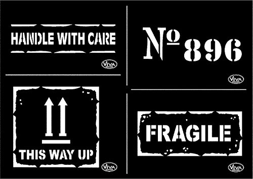 Universal-Schablone A4 Fragile