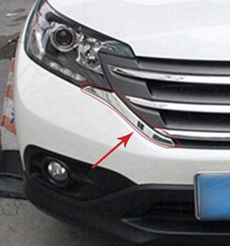 Kühlergrill-Einsatz für Honda CRV CR-V 2012 2013 2014 ABS Chrom 2 Stück/Set