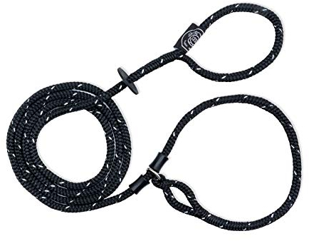 Harness Bleientweicht Nicht, reduziert Zug (mittel/groß, schwarz reflektierend)