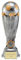 Personalised Engraved Tower Football Silver Trophy 12.25 Inch (31cm)