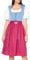 Stockerpoint Sc-300 Damen Midi Dirndlschürze, Rot, 40-44