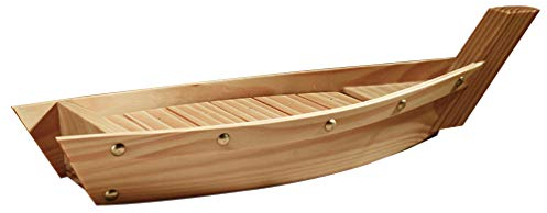 Sushi Bateau en Bois Plateau Sushi Sashimi Plat de Service Plateau Collation Plateau