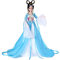 Uteruik Chinesische Antike Puppe Kleid Kleidung für 12 Gelenke Fee Puppe Orientalische Puppe Spielzeug Dekoration für Mädchen Geburtstagsgeschenk (#B)